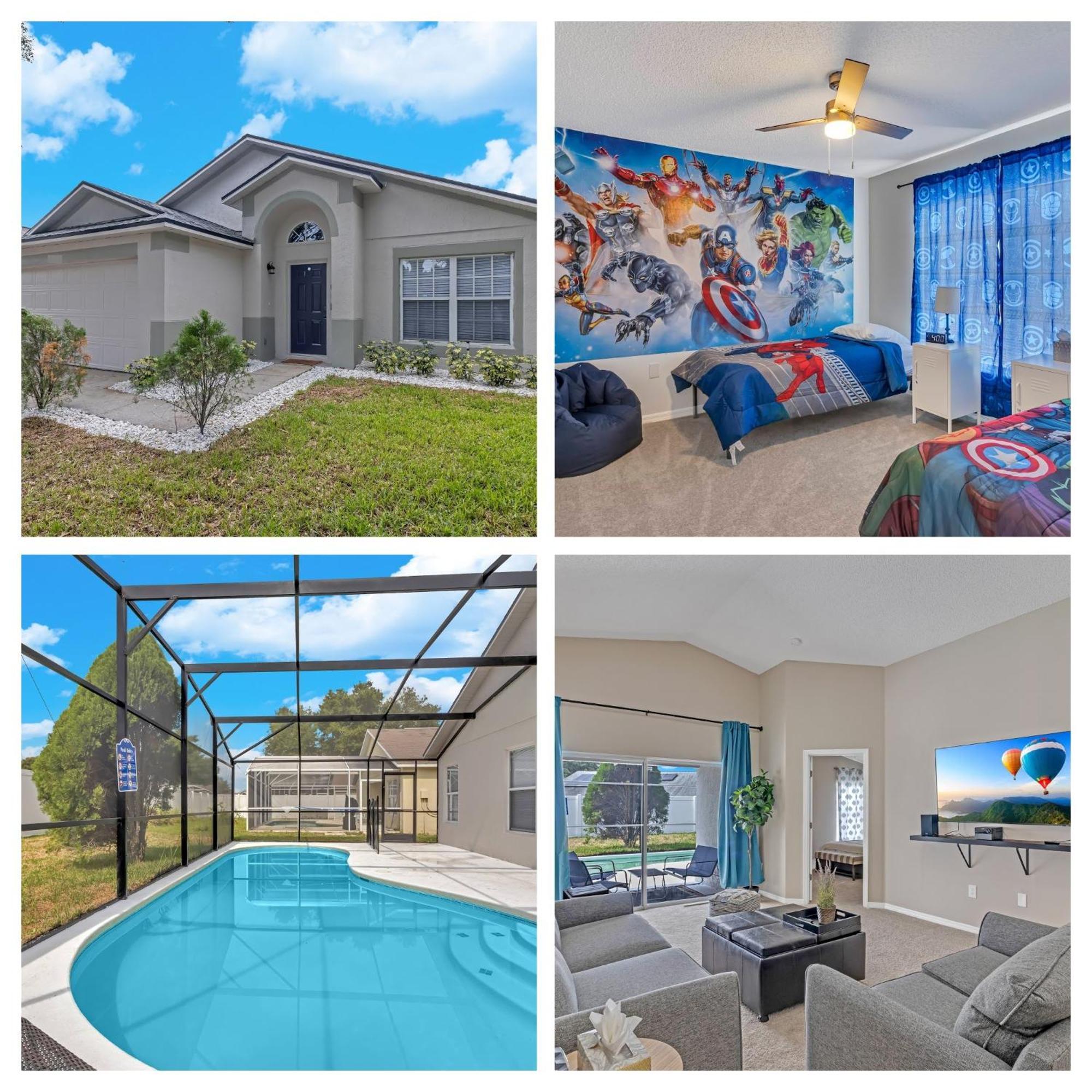 Disney Themed House Free Heated Pool Close Disney 5Br 9Bd Orlando Exterior photo